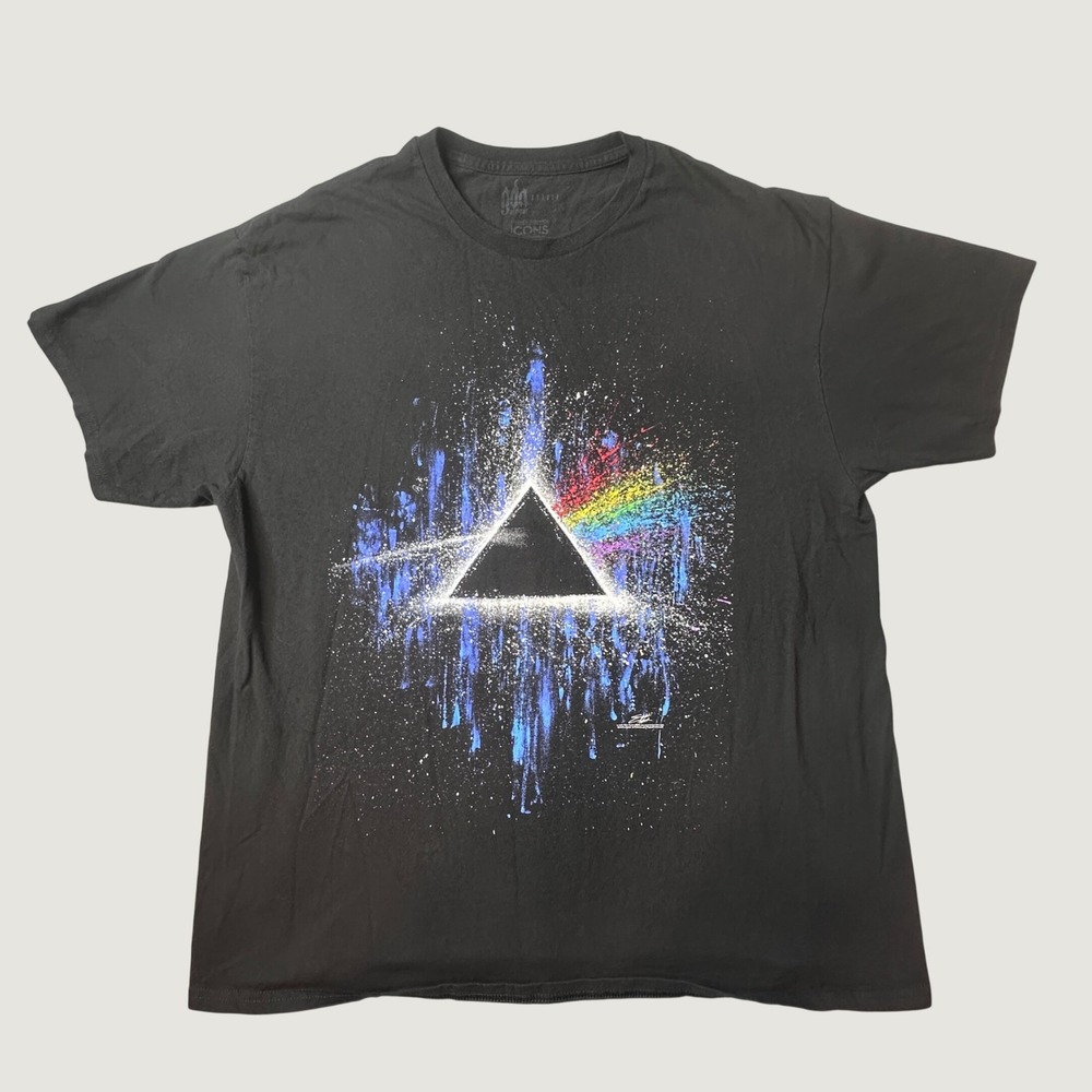 Stephen Fishwick T-Shirt Mens XL Pink Floyd Dark Side of the Moon Black Graphic
